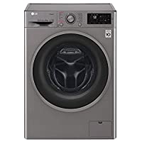 Lavadora carga frontal - LG F4J6TY8S- 8Kg- 1400 Rpm- Motor Direct Drive- A+++-30%- Inox